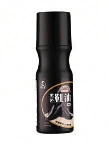 鞋油 黑色皮革鞋油 鞋刷 海绵头 擦鞋用品 皮革保养油 去污剂