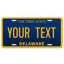 个性化和定制 50 个州的车牌，添加您的定制文本信息徽标，适用于汽车、轻便摩托车、摩托车和自行车的定制车牌。高品质铝制车牌防水防褪色，6x12 英寸，是送给他、她、男朋友、女朋友、爸爸、妈妈、家人、朋友、儿子、女儿、孩子、周年纪念、生日、乔迁、毕业典礼、厨房、餐厅、卧室、办公室、客厅、家庭、花园、茶室的理想礼物 - 彩色 - 查看 19