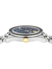 Versace V Dome 石英手錶，藍色，42 毫米，藍寶石水晶，VE8E00324 - 銀色 - 查看 3