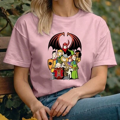 Camiseta Caverna do Dragão - 100% Algodão