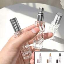 10ML苦瓜香水噴霧器，按壓式香水瓶，DIY旅行便攜香水樣品瓶 - 銀色 - 查看 7