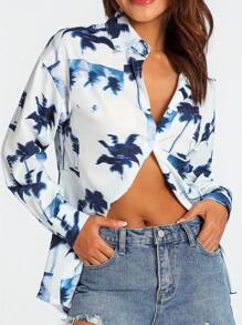 Spring/Summer Printed Casual Tops Are Perfect For Beach Vacations - White - View 7