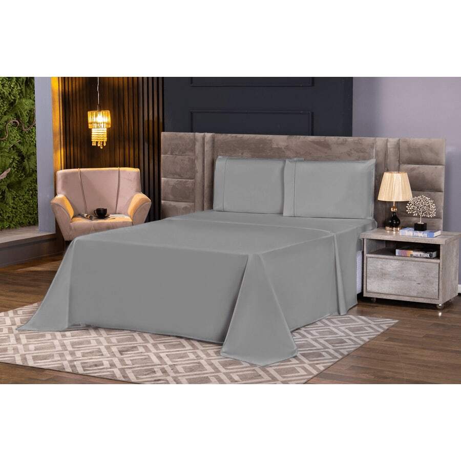 Sheet Sets With Pillowcases - Xám - Xem 1