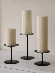 1 pièce Bougie parfumée cylindrique en forme d'engrenage à brûler pendant 35 heures