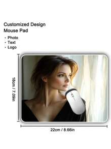 Dostosuj własną podkładkę pod mysz za pomocą projektu obrazu, odpowiednią do anime, gier i przenośnych komputerów stacjonarnych. Idealna do biura, reklamy, pracy na komputerze, gier, prezentów świątecznych i na Święto Dziękczynienia.