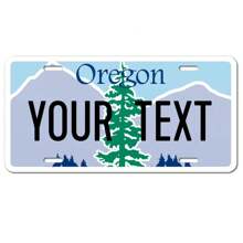 个性化和定制 50 个州的车牌，添加您的定制文本信息徽标，适用于汽车、轻便摩托车、摩托车和自行车的定制车牌。高品质铝制车牌防水防褪色，6x12 英寸，是送给他、她、男朋友、女朋友、爸爸、妈妈、家人、朋友、儿子、女儿、孩子、周年纪念、生日、乔迁、毕业典礼、厨房、餐厅、卧室、办公室、客厅、家庭、花园、茶室的理想礼物 - 彩色 - 查看 54