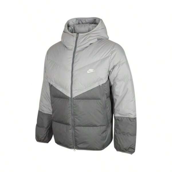 Nike Sportswear Storm-FIT Windrunner Men's Hooded Zip-Up Water-Resistant Insulated Jacket, Smoke Gray, DV1132-077