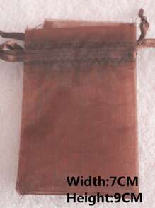 10/50/100 pièces Sacs cadeaux en organza, sacs pour cadeaux de mariage, taille 7*9cm, fournitures d'emballage cadeaux pour les fêtes, événements et fêtes, maison et vie, fournitures pour fêtes de mariage, pochettes cadeaux de centre de table, sacs d'emballage de cuisson, sacs d'emballage de cadeaux de bijoux, sacs à mailles pour cadeaux d'événements et de fêtes, convenant pour divers festivals, célébrations, fêtes en plein air, toutes les saisons, sacs anti-insectes pour fruits, retour à l'école, Saint-Valentin