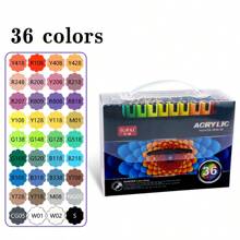60 Colors Acrylic Marker Pens Set, Dual Tip Broad/Fine Point, Water-Based Paint, For Art, Painting, Ceramic, Graffiti