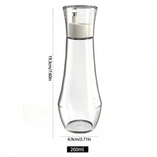 150ml/260ml 玻璃漱口水分配器适用于浴室小号透明可再填充漱口水容器瓶带盖杯适用于台面家居浴室装饰秋季装饰返校 - 彩色 - 查看 7