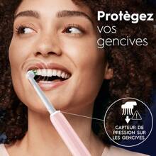 Oral-B Pro 系列 1 电动牙刷 柔软舒适 有效清洁口腔 绿松石色智能电动 - 超软刷头，有效清洁牙齿和牙龈 - 鮮豔的粉紅色 - 查看 4
