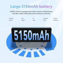 OUKITEL Smartphone C58 Pro senza contratto - 24GB+256GB Android 14 Display da 6,7 pollici 90Hz, Fotocamera AI da 50MP+8MP, Batteria 5150mAh, NFC, GPS, Dual SIM 4G, Sbloccato, Versione EU - Blu - Visualizzare 8