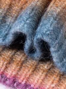 EAVA Fall/Winter Collection Korean Style Loose-Fit Casual, Effortlessly Versatile, Sweet And Colorful Soft V-Neck, Pullover Knit Sweater For Women,New Year Outfit,New Year,Christmas,Christmas Sweater,Christmas Jumper, New Year Clothes