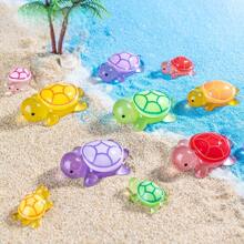 50 pezzi di minuscole tartarughe luminescenti, decorazioni da tavolo, accessori da appendere, decorazioni per case di bambole o micro-paesaggi, elementi decorativi carini e piccoli