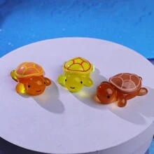 50 pezzi di minuscole tartarughe luminescenti, decorazioni da tavolo, accessori da appendere, decorazioni per case di bambole o micro-paesaggi, elementi decorativi carini e piccoli