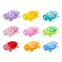 50 pezzi di minuscole tartarughe luminescenti, decorazioni da tavolo, accessori da appendere, decorazioni per case di bambole o micro-paesaggi, elementi decorativi carini e piccoli