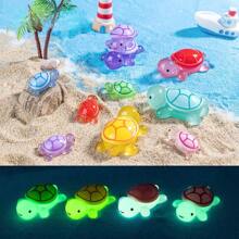 50 pezzi di minuscole tartarughe luminescenti, decorazioni da tavolo, accessori da appendere, decorazioni per case di bambole o micro-paesaggi, elementi decorativi carini e piccoli