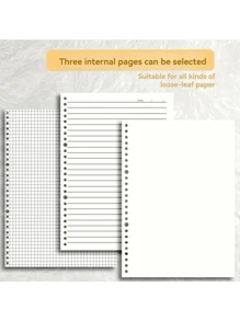 1pc Personalized A5 Loose-Leaf Diary Journal Notebook - Customized Anime, Photos, Pet Images - PVC Cover Waterproof - Suitable For Meetings, Diary, Gifts - Perfect For Birthday And Christmas Back To School