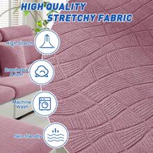 YSTYLE Stretch Sofa Cover, Waterproof Sofa Cushion Cover, Sofa Cushion Covers, Elasticity Sofa Cushion Cover Washable - Rusty Rose - View 3