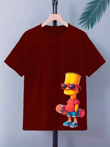 Camiseta Bart Simp Desenho Alta Qualidade Camisa Alta Qualidade Envio Imediato