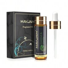 MAYJAM 1瓶装，10毫升/0.33液盎司香氛精油，适用于家用香薰机、圣诞蜡烛、香薰疗法、加湿器、自制香皂、泡澡球、卧室放松、办公室减压、营造节日氛围 - 多樣化香型 - 查看 5