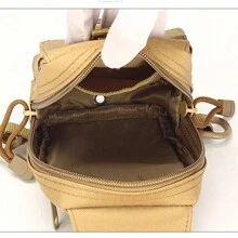 Men's Tactical Sports Crossbody Bag Outdoor Men's Messenger Bag Small - 卡其色 - 查看 4