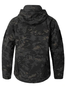 Men's Tactical Hooded Jacket, Waterproof, Windproof, Autumn And Winter Coat - Multicolor - View 3