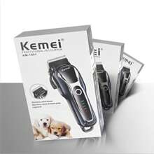 Máquina De Tosar Cães Gato Pelo Grande Pequeno Kemei Km-1991 - Entrada do Brasil (220V) - Visão 4