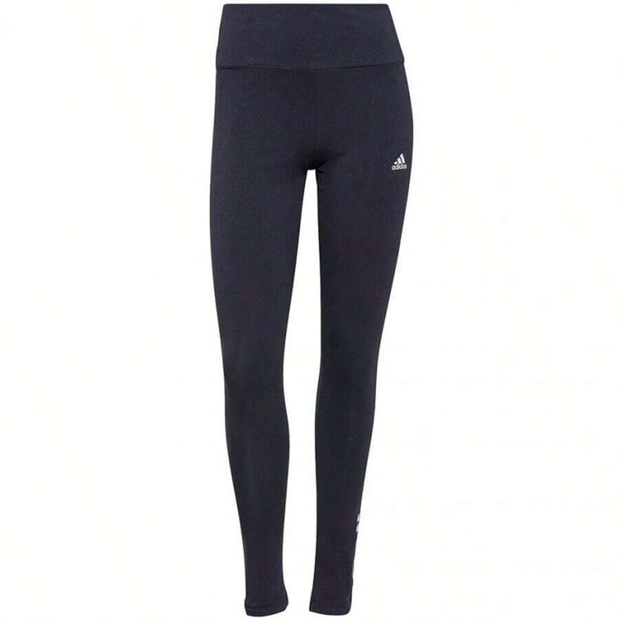 Adidas Essentials High-W Logo W H07781 Leggings - Navy Blue - View 1