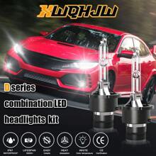 XWQHJW Stock HID Xenon Headlight Bulb For Lexus RX350 2010-2015 Low Beam Set Of 2