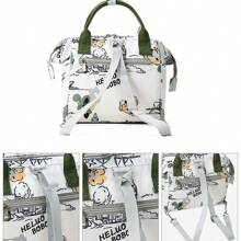 Stilvolle Mutterschaftstasche, Handtasche mit großer Kapazität, lässige Umhängetasche für Mütter und Babys, praktische Windeltasche - Verschiedenfarbig - Übersicht 9