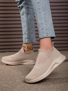 Neue leichte Freizeitschuhe für Frauen, bequeme Sneaker, atmungsaktiv und staubdicht, mit Sockendesign für einfaches An- und Ausziehen, modischer, vielseitiger Freizeitstil, geeignet für verschiedene Anlässe, Unisex/Paar-Design