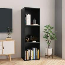 VidaXL Bookcase/TV Cabinet Black 36x30x114 Cm Engineered Wood
