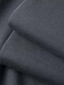 Sudadera con capucha para hombre con estampado de letras de otoño - Gris Oscuro - Ver 5