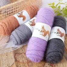 5pcs 100.00% Polyester Yarn, Soft & Warm Yarn For Crocheting & Knitting Scarves, Blankets, Clothing, 13.23 Oz - Multicolor - View 8