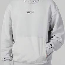 Puma 保暖内衬休闲宽松套头卫衣 - 灰色 - 查看 5