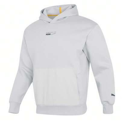 Puma Sudadera holgada de ajuste casual con forro térmico
