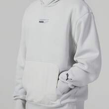 Puma 保暖内衬休闲宽松套头卫衣 - 灰色 - 查看 6