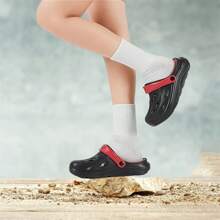 Womens Mens Arch Support Clogs Slip-On Garden Shoes Cushion Plantar Fasciitis Sandals Non-Slip Beach Slippers With Removable Insoles Outdoor Indoor