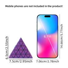 3D Printed Infinity Triangle Puzzle Cube, Stress Relief Small Toy, Twist & Turn Endlessly - Multicolor - View 3