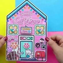 Toca Life Frozen Girls' Friend Book DIY Craft Making Kit, Need Handcrafting Cutting