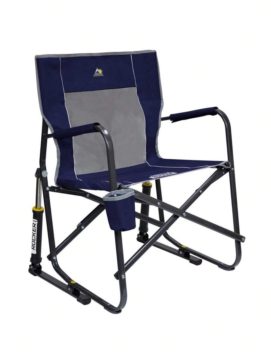 Freestyle Rocker Foldable Rocking Camp Chair - indigo - View 1