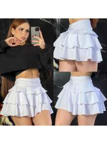 Falda short olanes