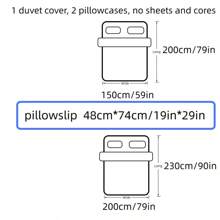 Set de 3 piezas de Funda Nórdica, adecuado para todas las estaciones, cierre con cremallera, suave y cómodo, transpirable y que absorbe la humedad, lavable a máquina, estampado floral, 2 colores disponibles (1 Funda Nórdica, 2 Fundas de Almohada, Sin Edredón)