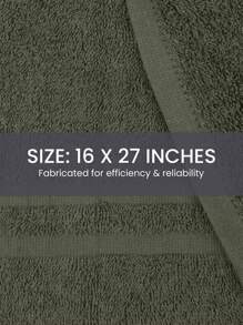 Bleach-Resistant Cotton Salon Towels Room Blanket  (16x27 Inches) – For Bleaching, Gym Hand Towels  Bathroom 12pcs/Set 24pcs/Set Dusty Olive - Dusty Olive - View 3
