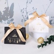 10 sztuk Eid Mubarak Candy Ramadan Box Ramadan Gift Bags Eid Mubarak Party Favors Decorations Paper Ramadan Treat Boxes Eid Favor Box For Eid Party Supplies