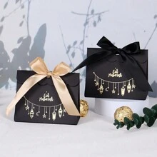 10 sztuk Eid Mubarak Candy Ramadan Box Ramadan Gift Bags Eid Mubarak Party Favors Decorations Paper Ramadan Treat Boxes Eid Favor Box For Eid Party Supplies