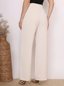 Women Pants - Màu be - Xem 4