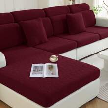 YSTYLE 彈性沙發座椅套、沙發坐墊套、沙發座椅套、通用沙發坐墊套、沙發坐墊套 - 酒紅色 - 查看 1