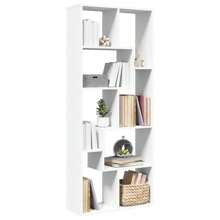 VidaXL Room Divider Bookcase White 67x25x161.5 Cm Engineered Wood - 白色 - 查看 1